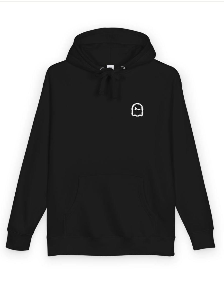 Ghostcoded Unisex Fleece Hoodie - Black